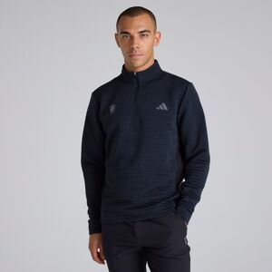 Manchester United x adidas Golf Ultimate365 DWR Textured 1/4-Zip Sweatshirt Black M Manchester United x adidas Golf Ultimate365 DWR Textured 1/4-Zip Sweatshirt Black M
