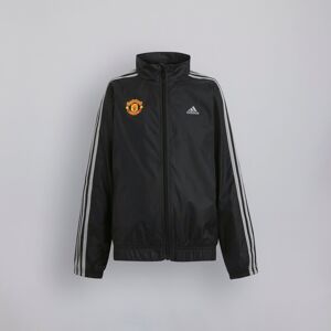 Manchester United x adidas Kids Essentials 3-Stripes Woven Tracksuit Black 15-16Y Manchester United x adidas Kids Essentials 3-Stripes Woven Tracksuit Black 15-16Y