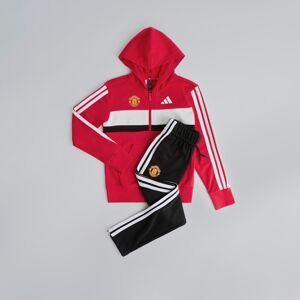 Manchester United x adidas Kids Essentials Tiberio 3-Stripes French Terry Tracksuit Red/Black 15-16Y Manchester United x adidas Kids Essentials Tiberio 3-Stripes French Terry Tracksuit Red/Black 15-16Y