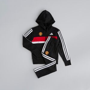 Manchester United x adidas Kids Essentials Tiberio 3-Stripes French Terry Tracksuit Black 9-10Y Manchester United x adidas Kids Essentials Tiberio 3-Stripes French Terry Tracksuit Black 9-10Y