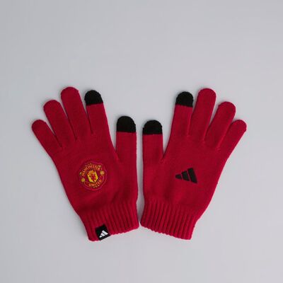 Manchester United x adidas 25/26 Gloves Red S Manchester United x adidas 25/26 Gloves Red S