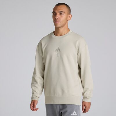 Manchester United x adidas ALL SZN Crew Sweatshirt Beige XL Manchester United x adidas ALL SZN Crew Sweatshirt Beige XL
