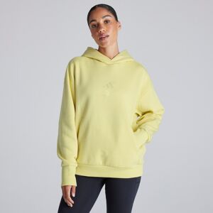 Manchester United x adidas Womens ALL SZN Fleece Hoodie Yellow L