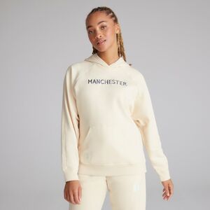 Manchester United x adidas Womens SZN Fleece Overhead Hoodie White XS