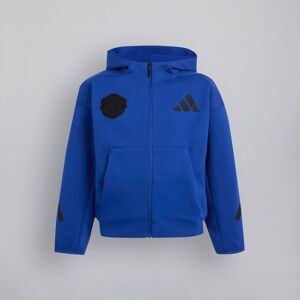 Manchester United x adidas Kids adidas Z.N.E. Full-Zip Hooded Track Jacket Blue 13-14Y