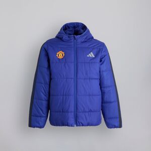 Manchester United x adidas Kids Essentials 3-Stripes Padded Jacket Blue 9-10Y Manchester United x adidas Kids Essentials 3-Stripes Padded Jacket Blue 9-10Y