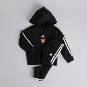 Manchester United x adidas Infant Essentials Hooded Jogger Set Black 18-24M Manchester United x adidas Infant Essentials Hooded Jogger Set Black 18-24M
