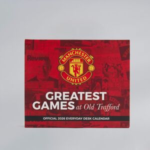 Danilo Manchester United 2026 Desk Block Calendar Red None Danilo Manchester United 2026 Desk Block Calendar Red None