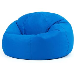 Veeva® BeanBagBazaar Classic Bean Bag Chair, Indoor Outdoor Beanbags, Blue Veeva® BeanBagBazaar Classic Bean Bag Chair, Indoor Outdoor Beanbags, Blue