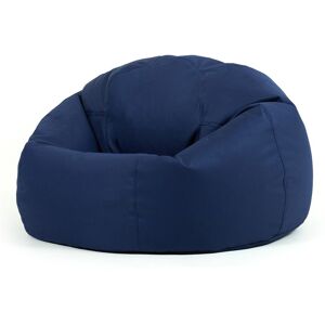Veeva® BeanBagBazaar Classic Bean Bag Chair, Indoor Outdoor Beanbags, Navy Blue Veeva® BeanBagBazaar Classic Bean Bag Chair, Indoor Outdoor Beanbags, Navy Blue