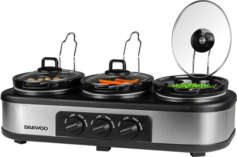 Daewoo Triple Slow Cooker 3 x 1.5L