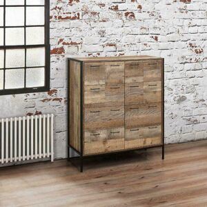 Urban Rustic - Merchant Chest - Oak/Black - Wooden/Metal - Happy Beds Urban Rustic - Merchant Chest - Oak/Black - Wooden/Metal - Happy Beds