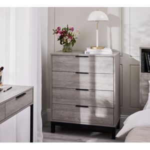 Bali - 4 Drawer Chest - Oak - Wooden - Happy Beds Bali - 4 Drawer Chest - Oak - Wooden - Happy Beds