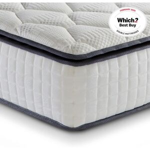 Bliss 800 - Super King Size - Pillowtop Mattress - Pocket Spring and Memory Foam - 6ft (180x200cm) - SleepSoul - Happy Beds