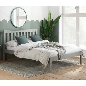 Denver - Double - Grey - Solid Pine Wood - 4ft6 - Happy Beds Denver - Double - Grey - Solid Pine Wood - 4ft6 - Happy Beds