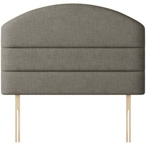Dudley - King Size - Lined Headboard - Dark Grey - Fabric - 5ft - Happy Beds Dudley - King Size - Lined Headboard - Dark Grey - Fabric - 5ft - Happy Beds