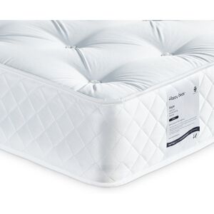 Happy Beds Foyle - Double - Open Coil Spring Fabric Mattress - Fabric - 4ft6 Happy Beds Foyle - Double - Open Coil Spring Fabric Mattress - Fabric - 4ft6