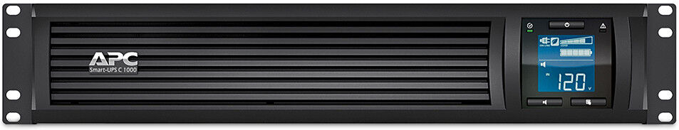 APC SMC1000I-2UC 1kVA 600W 4-Outlet UPS, AVR, Surge Protection, USB, Audible Alarms, LED Display