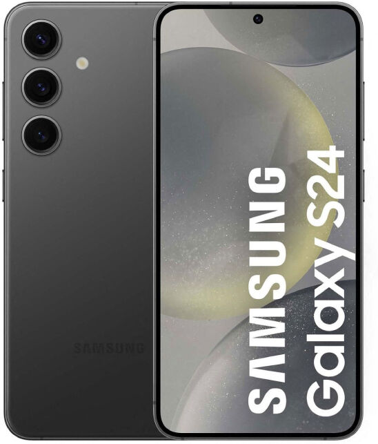 Refurbished - Samsung Galaxy S24 5G Exynos 8GB RAM 128GB Storage 6.2" AMOLED Dual Sim Android Smartphone - Onyx Black