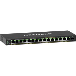 NETGEAR 16-Port 1000Mbps PoE+ Gigabit Ethernet Switch GS316EP-100UKS 180W Power Non-blocking Bandwidth NETGEAR 16-Port 1000Mbps PoE+ Gigabit Ethernet Switch GS316EP-100UKS 180W Power Non-blocking Bandwidth