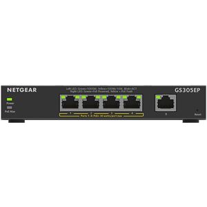 NETGEAR GS305EP-100UKS Managed Wired Network Switch - Easy Management & Comprehensive QoS NETGEAR GS305EP-100UKS Managed Wired Network Switch - Easy Management & Comprehensive QoS