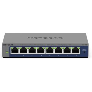 NETGEAR GS108E ProSafe Plus 8 Port Gigabit Ethernet Network Switch NETGEAR GS108E ProSafe Plus 8 Port Gigabit Ethernet Network Switch