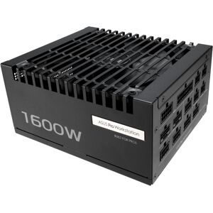 ASUS Pro WS 1600W ATX 3.1 80 Plus Platinum PSU Power Supply - Black ASUS Pro WS 1600W ATX 3.1 80 Plus Platinum PSU Power Supply - Black