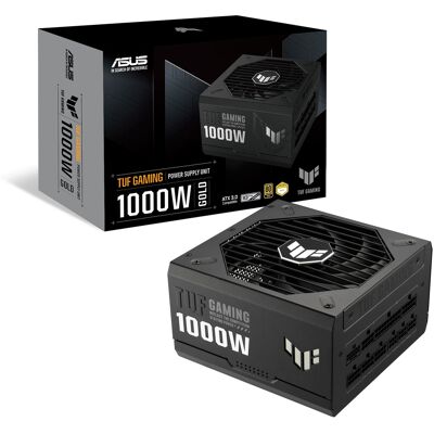 ASUS TUF Gaming 1000W ATX 3.0 80 PLUS Gold PSU Power Supply - Black ASUS TUF Gaming 1000W ATX 3.0 80 PLUS Gold PSU Power Supply - Black