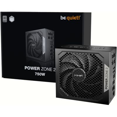 be quiet! Power Zone 2 750W ATX 3.1 80 PLUS Platinum PSU Power Supply be quiet! Power Zone 2 750W ATX 3.1 80 PLUS Platinum PSU Power Supply
