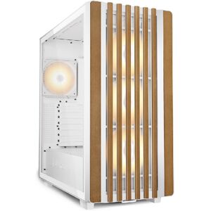 Sharkoon REBEL C70G RGB White ATX Mid Tower Case - 11x 120mm Fans, Tempered Glass, Addressable RGB Lighting Sharkoon REBEL C70G RGB White ATX Mid Tower Case - 11x 120mm Fans, Tempered Glass, Addressable RGB Lighting