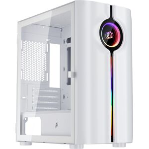 1st Player IS3-BK ARGB Tempered Glass Mid Tower Gaming Case - White 1st Player IS3-BK ARGB Tempered Glass Mid Tower Gaming Case - White