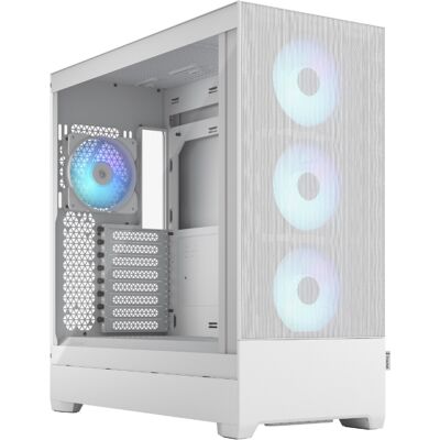 Fractal Design Pop XL Air RGB Tempered Glass Full Tower EATX PC Case - White Fractal Design Pop XL Air RGB Tempered Glass Full Tower EATX PC Case - White