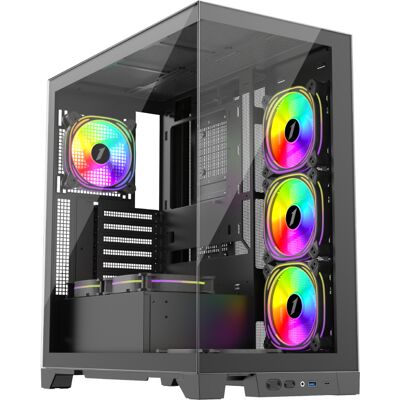 1STPLAYER Mi8-BK Mid Tower Gaming Case - Black 1STPLAYER Mi8-BK Mid Tower Gaming Case - Black