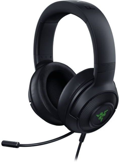 Razer Kraken V3 X Wired Gaming Headset USB Type-A Black - Ultra-Light Comfort, Razer Chroma RGB