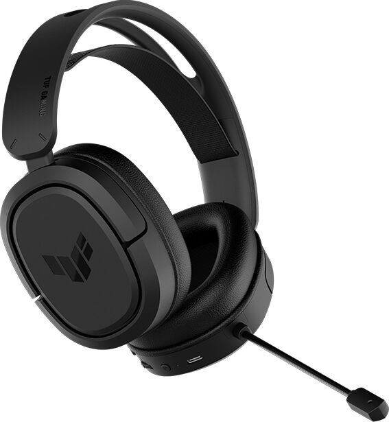 ASUS TUF Gaming H1 Wireless Headset - Noise Cancelation, 40mm Drivers, Virtual 7.1 Surround Sound - Black