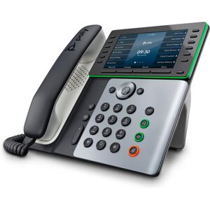 Refurbished - Poly Edge E550 PoE-enabled IP Desk Phone With Integrated Wi-Fi and Bluetooth Refurbished - Poly Edge E550 PoE-enabled IP Desk Phone With Integrated Wi-Fi and Bluetooth