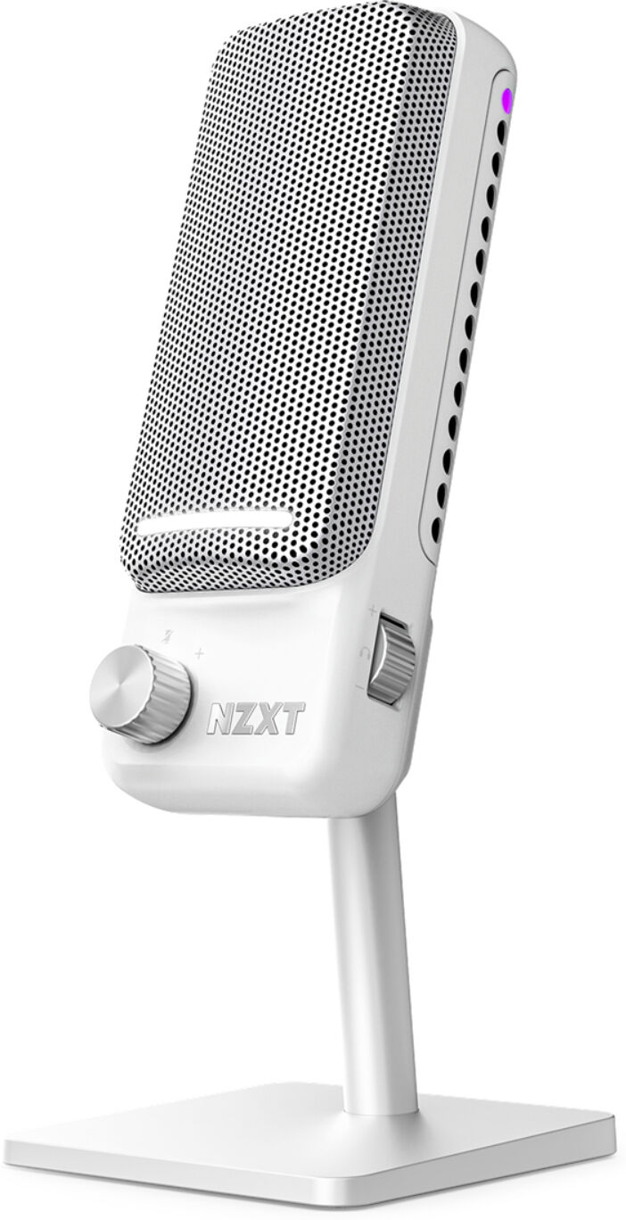 NZXT Capsule Elite Cardioid USB Gaming / Streaming Microphone - White