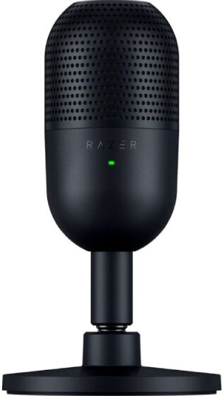 Razer Seiren V3 Mini USB Black Condenser Mic - SuperCardioid, Tap-to-Mute, Plug-and-Play