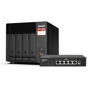 QNAP TS-473A 4-Bay NAS Enclosure w/ 2 x M.2 NVMe Slots (8GB RAM) QNAP TS-473A 4-Bay NAS Enclosure w/ 2 x M.2 NVMe Slots (8GB RAM)