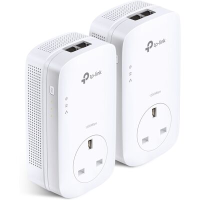 TP-Link AV2000 2-Port Gigabit Passthrough Powerline Starter Kit TP-Link AV2000 2-Port Gigabit Passthrough Powerline Starter Kit