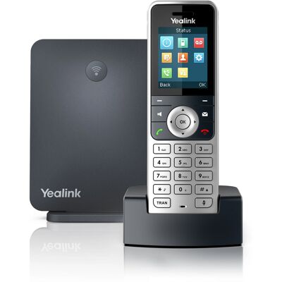Yealink W53P DECT IP Cordless Handset and Base Station With USB Charger Cradle Yealink W53P DECT IP Cordless Handset and Base Station With USB Charger Cradle