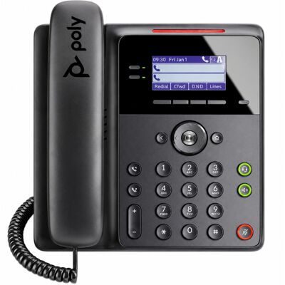 Poly Edge B20 8-line IP Desk Phone 5-way Call Capability Power over Ethernet Poly Edge B20 8-line IP Desk Phone 5-way Call Capability Power over Ethernet