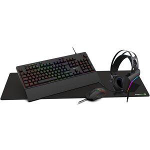 GameMax Pulse 4-in-1 Pro Keyboard Mouse Headset Mouse Pad Combo Kit GameMax Pulse 4-in-1 Pro Keyboard Mouse Headset Mouse Pad Combo Kit