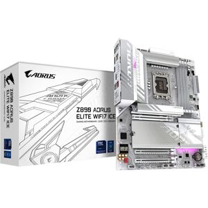 Gigabyte Z890 AORUS ELITE WIFI7 ICE Motherboard - Intel LGA 1851, DDR5, ATX Gigabyte Z890 AORUS ELITE WIFI7 ICE Motherboard - Intel LGA 1851, DDR5, ATX