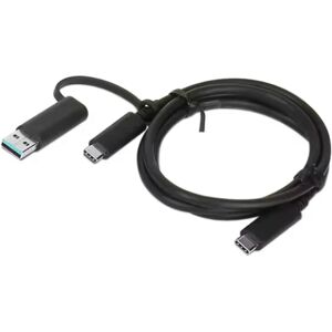 Lenovo USB-C Cable 1M 10Gbps Data & 100W Charging - Black Lenovo USB-C Cable 1M 10Gbps Data & 100W Charging - Black