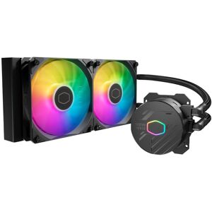 Refurbished - Cooler Master MasterLiquid 240L Core ARGB Intel/AMD CPU Liquid Cooler Black Refurbished - Cooler Master MasterLiquid 240L Core ARGB Intel/AMD CPU Liquid Cooler Black
