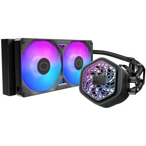 Cooler Master MasterLiquid 240 Atmos II VRM Fan AIO Liquid CPU Cooler - Black Cooler Master MasterLiquid 240 Atmos II VRM Fan AIO Liquid CPU Cooler - Black