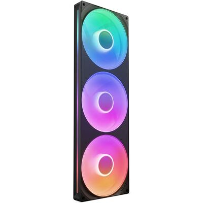 NZXT F420 RGB Core 140mm Pc Case Fans Black Triple Pack NZXT F420 RGB Core 140mm Pc Case Fans Black Triple Pack