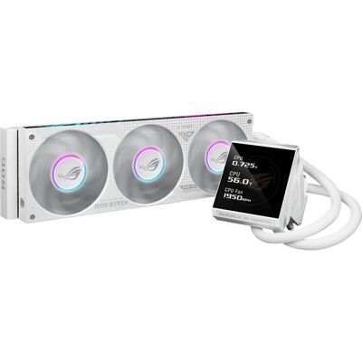 ASUS ROG Strix LC IV 360 ARGB LCD Display All-in-one Liquid CPU Cooler - White ASUS ROG Strix LC IV 360 ARGB LCD Display All-in-one Liquid CPU Cooler - White