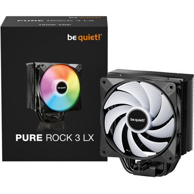 be quiet! Pure Rock 3 120mm CPU Air Cooler - Black be quiet! Pure Rock 3 120mm CPU Air Cooler - Black